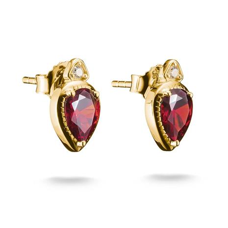 Thomas Sabo ELYNDRA kullatut korvakorut 12 mm H2333-414-10