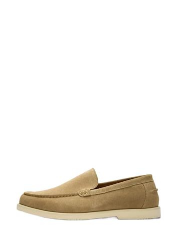 Selected Slhowen Suede Clean Loafer - Navy - 46