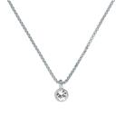 Ted Baker Sininaa hopeanvärinen solitaire kaulakoru 06-TBJ3034-01-02