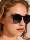 Pilgrim Vanille Sunglasses Black/Gold - Black - ONE SIZE