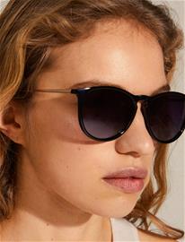 Pilgrim Vanille Sunglasses Black/Gold - Black - ONE SIZE