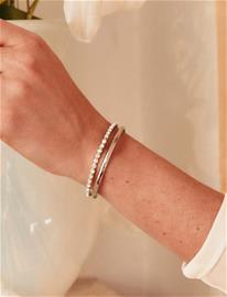 Edblad Grace Bangle Steel - Silver - L
