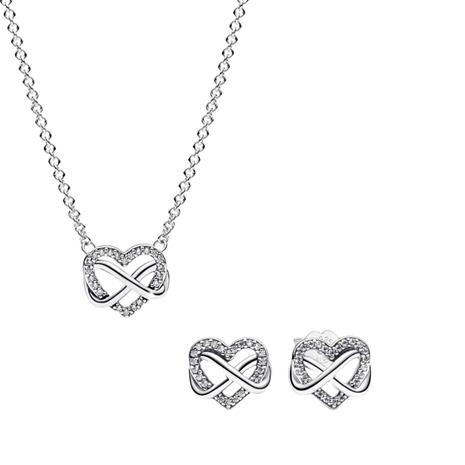 Pandora Sparkling Infinity Heart korusetti – kuva 1/1
