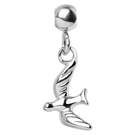 Muli Collection Swallow Charm Silver – kuva 1/1