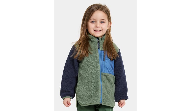Didriksons Anten Teddytakki, Light Moss, 80