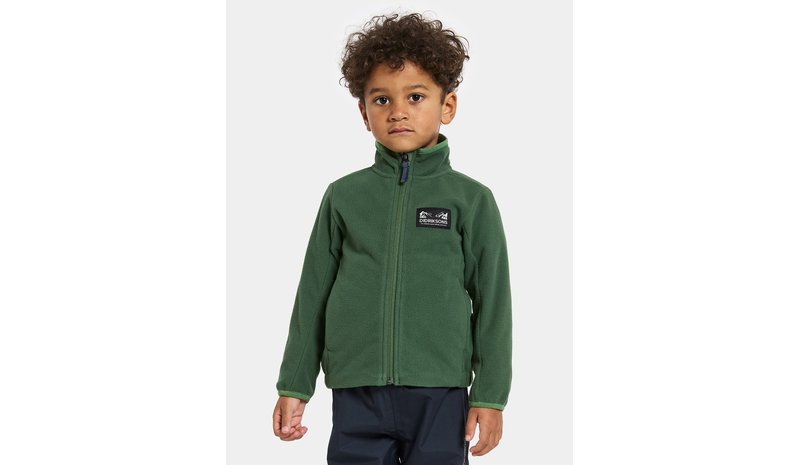 Didriksons Muskot Fleecetakki, Pine Green, 80