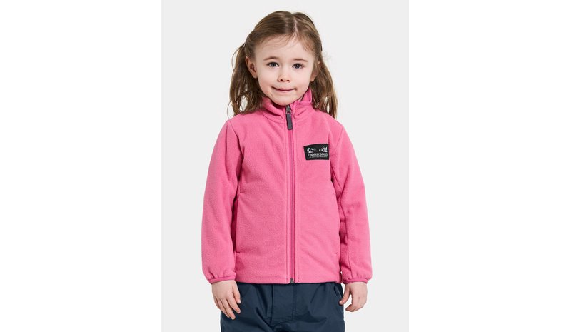 Didriksons Muskot Fleecetakki, Sweet Pink, 110