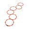 Select Coordinations rings Octagon - Punainen – kuva 1
