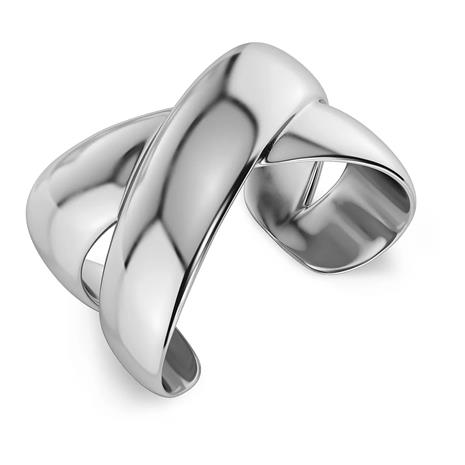 Edblad Alexa Bangle Steel - Silver - L