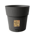 Kukkaruukku tarjottimella Ethica &Oslash;25x25cm harmaa