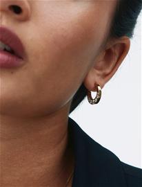 Edblad Monarch Hoops L Gold - Gold - ONE SIZE