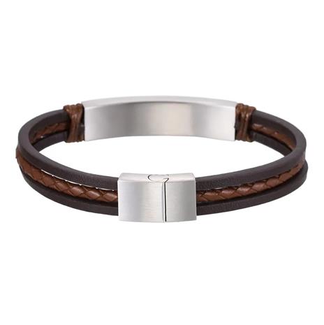 Lykken Strong nahkarannekoru 21cm monivärinen