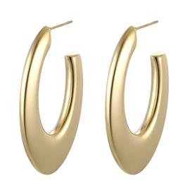 Lykken Trend kullatut teräskorvakorut 32mm