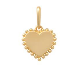 Lykken Hearts kultainen mini sydänriipus 8.5 mm