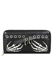 Banned Alternative - Bonegrip Wallet - Lompakko - Naiset - Musta