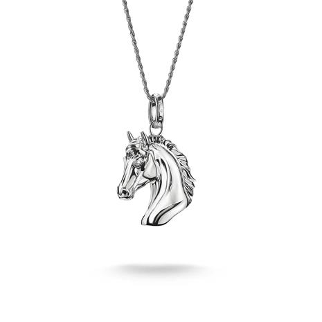 Thomas Sabo ELYNDRA hopeinen hevonen kaulakoru KE2342-643-21-L50V