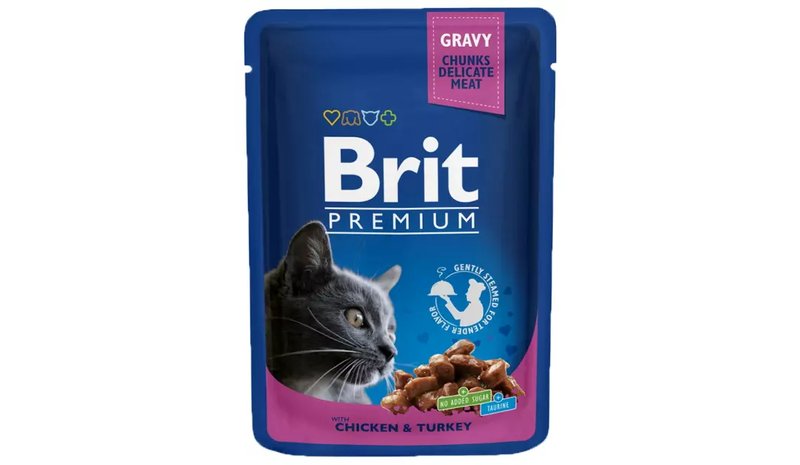 BRIT PREMIUM CAT KANA-KALKK.KAST. 100G
