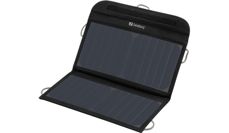 Sandberg Foldable Solar Charger - aurinkopaneeli, Musta/Keltainen