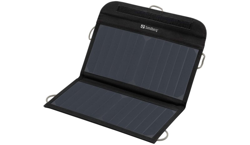 Sandberg Foldable Solar Charger - aurinkopaneeli, Musta/Keltainen