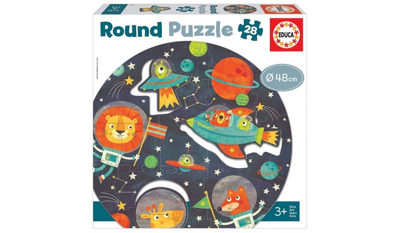 Educa Round Puzzle, The Space (80-18908)