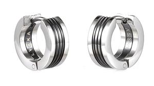 Lykken Strong kaksiväriset 13,3 mm teräskorvakorut