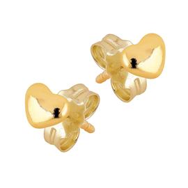 Lykken Hearts 5mm kullatut hopeakorvakorut