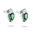 Thomas Sabo ELYNDRA vihreät hopeakorvakorut 12 mm H2333-166-6