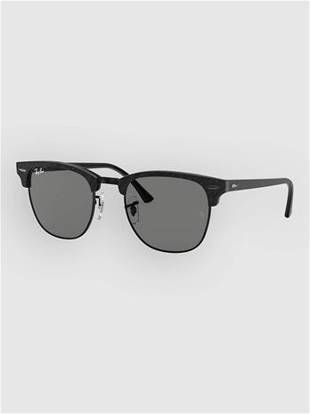 Ray-Ban Clubmaster Wrinkled Black On Black Aurinkolasit dark grey