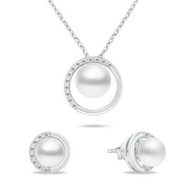 Lykken Pearls helmikorusetti hopea