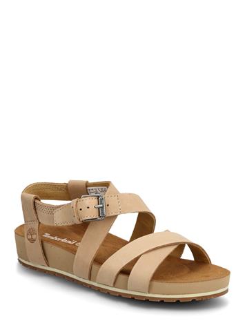 Timberland Malibu Waves Backstrap Sandal Medium Beige Nubuck - Beige - 41