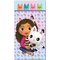 Kylpy- ja rantapyyhe Gabby's Dollhouse , 70x140 cm – kuva 1