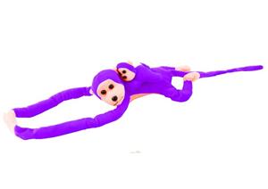 Pehmolelu Apina, violetti, 70 cm