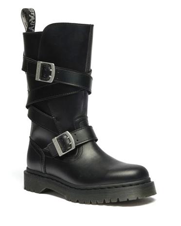 Dr. Martens - Anistone Strap - Saappaat - Naiset - Musta