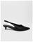 Nelly - Musta - Low Kitten Heel Slingback – kuva 1