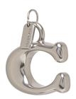 Coach Small Signature C Shoe Charm - Silver - ONE SIZE