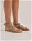 Nelly - Beige - Scrunch Boho Flat – kuva 1