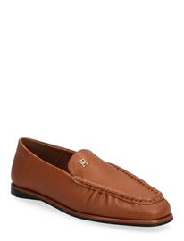Tommy Hilfiger Hilfiger Smooth Leather Loafer - Brown - 42