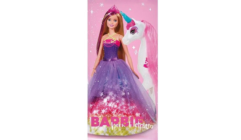 Barbie-pyyhe 70x140cm