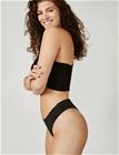 Movesgood Bamboo Uw Thong - Black - L/XL