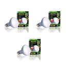 Exo Terra - 3x Daylight Basking Spot 75W R20 E27 Green - Bundle (220.2720)