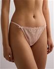 Hunkemöller - Vaaleanpunainen - Hollie Hl String Tr
