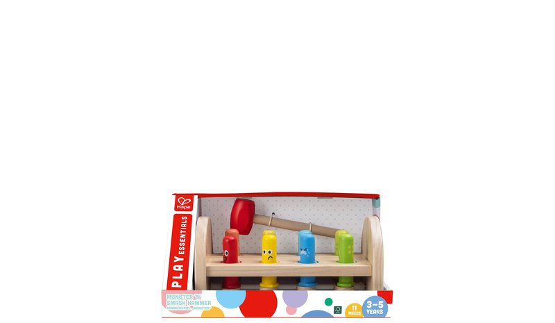 Hape - Rainbow Hammer Bench - (87-0529) – kuva 1/6