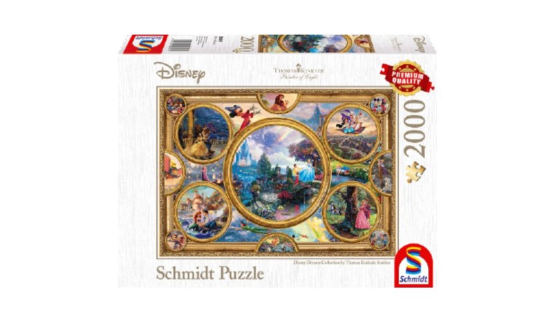 Adlibris Disney Dreams Collection Thomas Kinkade Palapelit 2000 palaa Schmidt