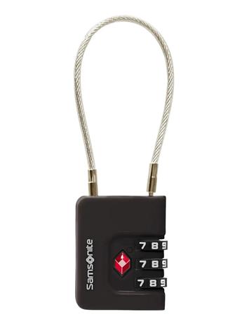 Samsonite Cablelock 3 Dial Tsa - Black - ONE SIZE