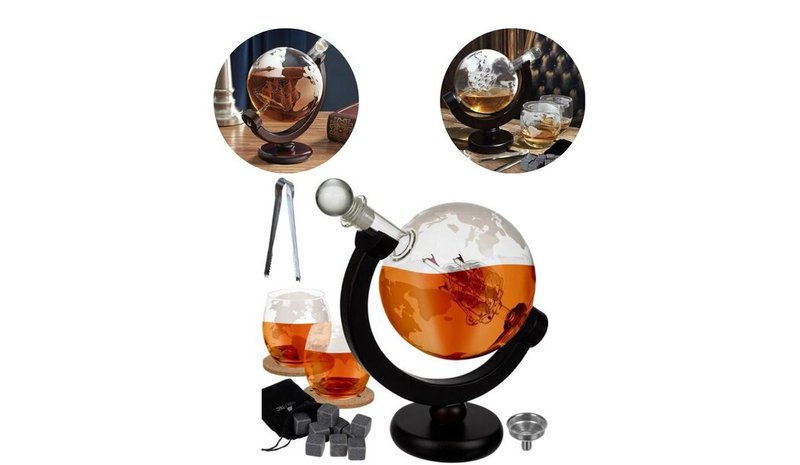 Viskisetti globe - karahvi
