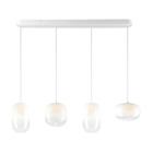 Kattovalaisin VASO Valkoinen 15W LED – Moderni lasinen eleganssi sisustukseesi
