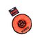 Lelu Zeus Bomber Flyer, oranssi, 20 cm – kuva 1