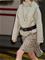 Mango Oversized High-Neck Parka - Beige - XL – kuva 1
