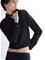 Mango Fitted Denim Jacket With Pockets - Black - XL – kuva 1