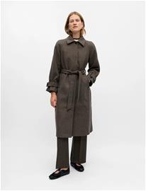 Object Objemma L/S Coat Noos Outerwear Coats Winter Coats Brown Object